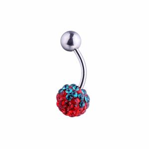 Quality Stainless Steel Screw Belly Button Rings for Women and Girls, 14G Naval Body Jewelry Piercing Ring wholesale