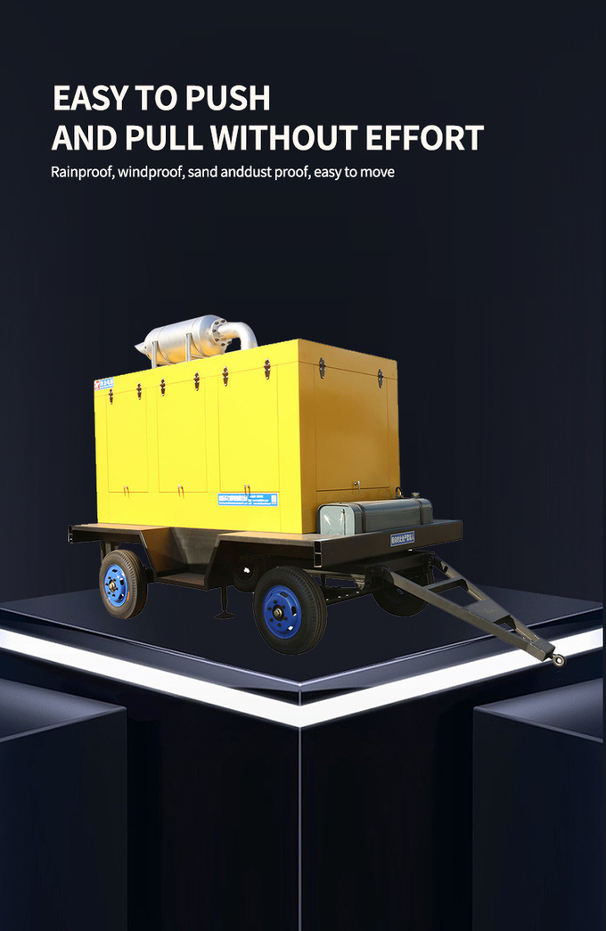 Trailer Mounted Diesel Generator 50KW 62.5KVA Electric