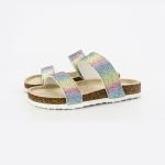 Double Strap Skidproof EVA Slide Sandal With Cork Sole