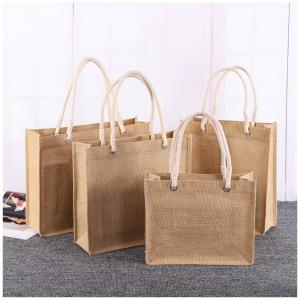 Quality Silk Screen Jute Tote Bag wholesale