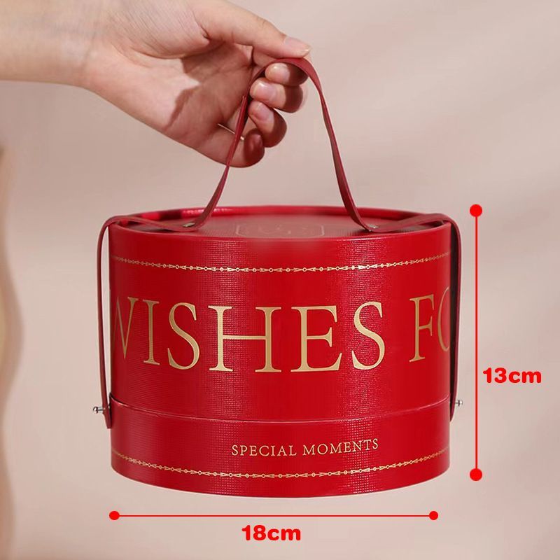 Round Tube Cylinder Shaped Custom Packaging Storage Food Candy Chocolate Wine Jewelry Handbag Cosmetic Perfume Lipstick Auto Key Candle Box for Wedding