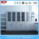 Floor Standing Pharmacy Medicine Cabinet with Aluminum And Wood