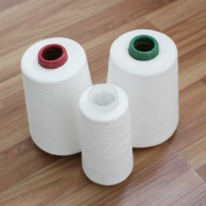 Quality Z / S Twist Raw White 20s-60s 100% Polyester Yarn for Sewing Thread OEM Manufacturer wholesale
