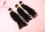 Unprocessed Human Virgin Indian Hair Extension Malaysia Curly Double Drawn