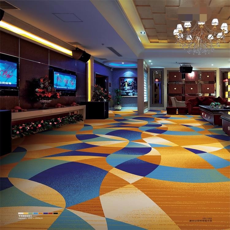 Axminster coastline pattern hotel room carpet for sales