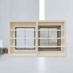 Weather Resistant Brown Aluminum Glass Windows Metal Framed Aluminium Glass