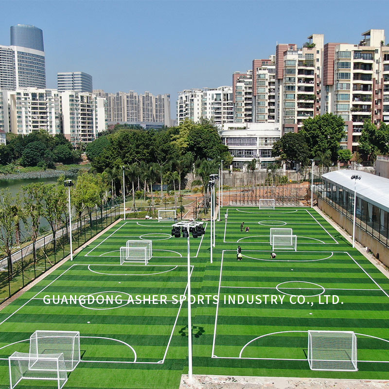 Synthetic Artificial Football Pitches New Polyethylene 50mm Height