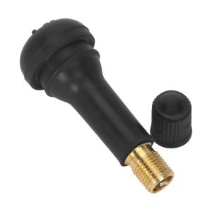 Quality Black Rubber Car Tyre Valve Caps 5 Cm Effective Length Easy Installation wholesale
