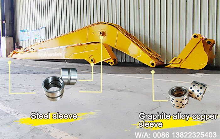 Construction Work Excavator Long Reach Arm 22m With Bucket For Dredging