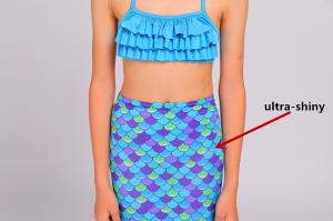 Quality Customized Design Children's Swimming Mermaid Tail Blue Purple Color wholesale