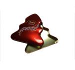 Irregular Tree Shape Cartoon Metal Box For Christmas Gift Packing 195*195*38Hmm
