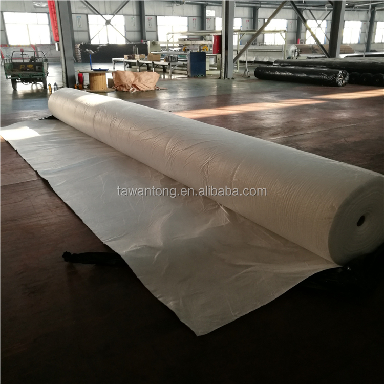 Contemporary Design Black Polyester Staple Fiber Needle Punched Nonwoven Geotextile 400gsm