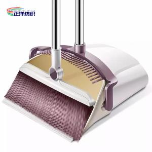 Quality Windproof Standing Broom And Dustpan Set Stainless Steel And PP Material wholesale