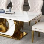 Light Luxury Stainless Steels Square Hotel Home Table SEDIA Furniture
