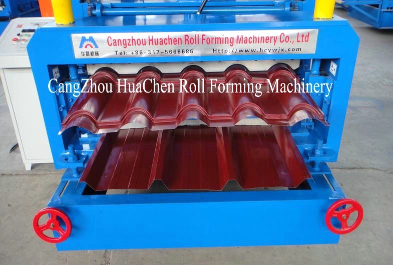 8-10m / Min Metal Roof Panel Double Layer Roll Forming Machine Automatic Type