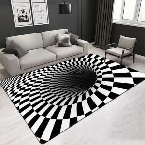 Quality Customized Size Bedroom Living Room Nordiac Style Luxury Rug 3D Printed Rectangle Carpet 2*3m wholesale