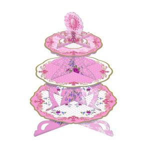 Quality Dessert Three Layers Disposable Party Paper Cupcake Stand wholesale
