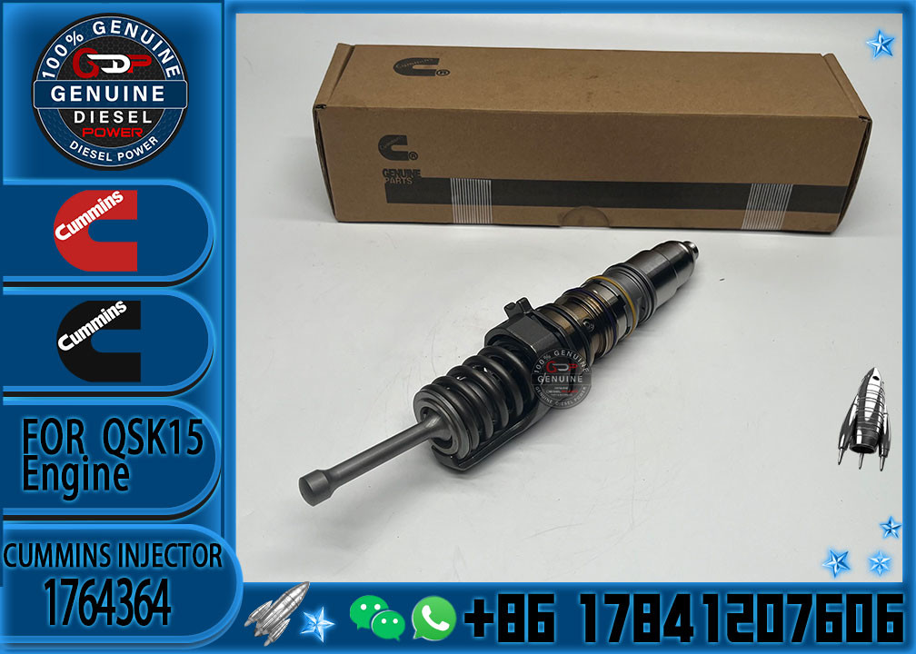 original mining truck HPI DC12.22 engine parts X15 1764364 common rail injector used in Scania