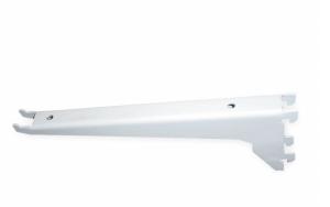 Quality Steel Metal Shelf Brackets 16 Gauge Powder Coated Finish White Medium Duty wholesale