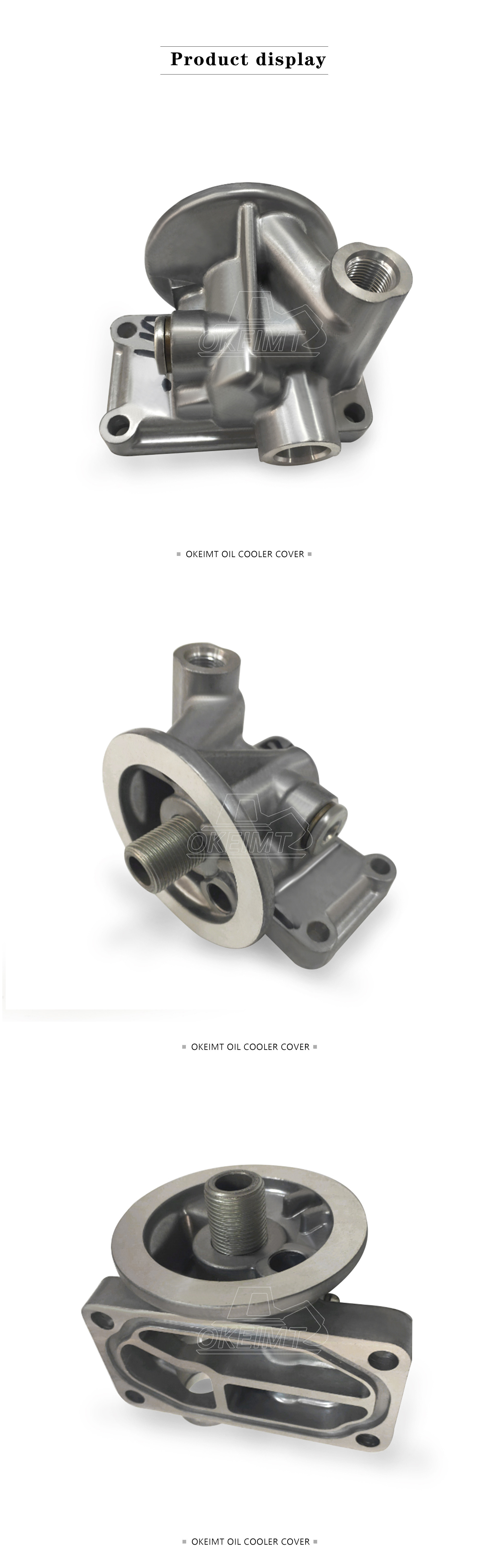 894414-7963S Machinery Oil Filter Head ZAX60 ZAX70 SK60 SY65 SY75 DH55 Excavator Engine 4JG1 Oil Filter Head Base
