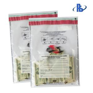 Quality Tear Proof Tamper Evident Security Bags With Crafted Writing Area wholesale
