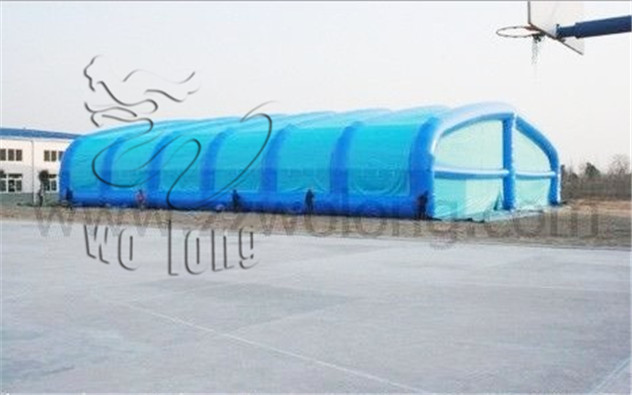 China tatanic good quality blue inflatable Tent