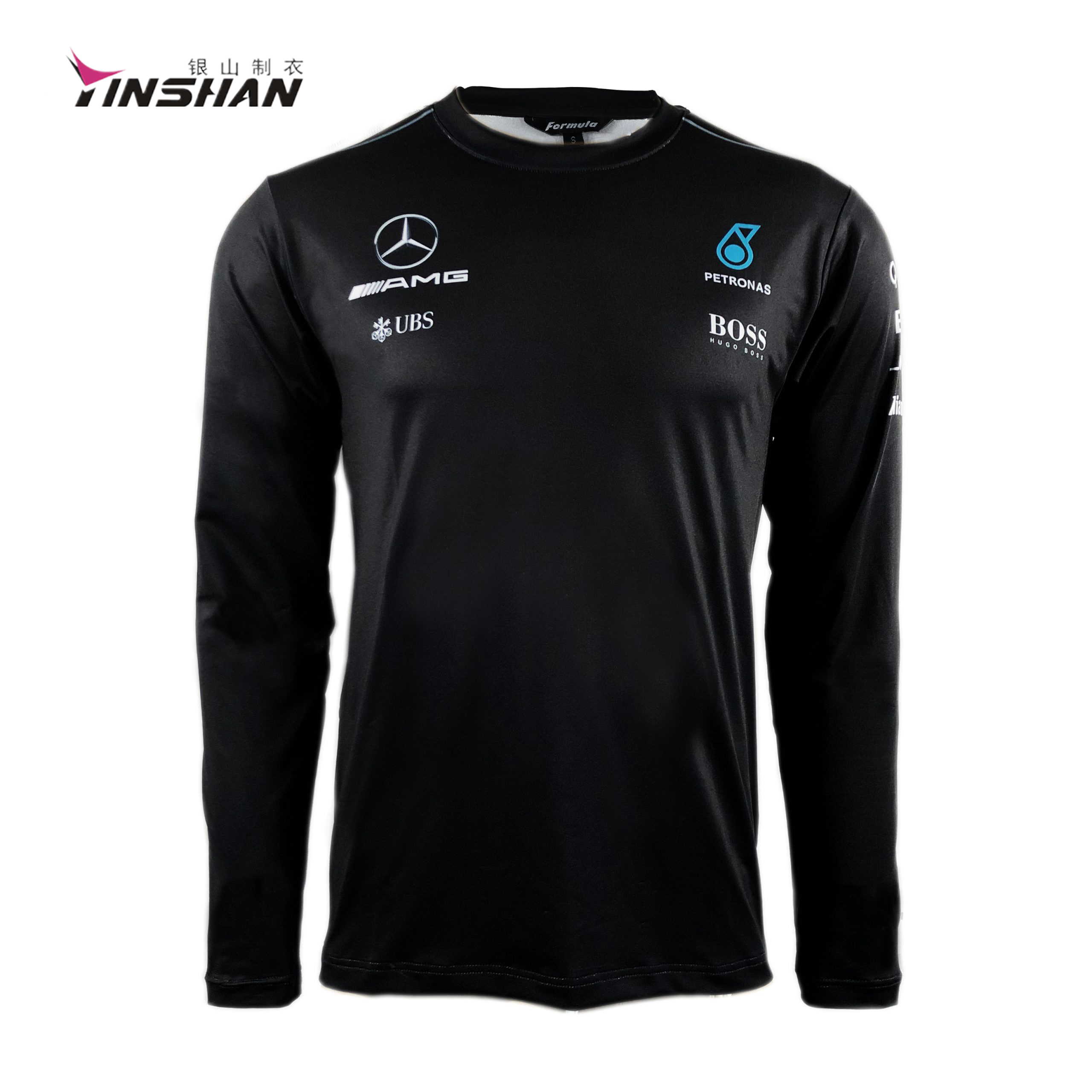 Custom Sportswear Breathable Quick-Drying Bicycle Jersey Long Sleeve T-Shirts for OEM