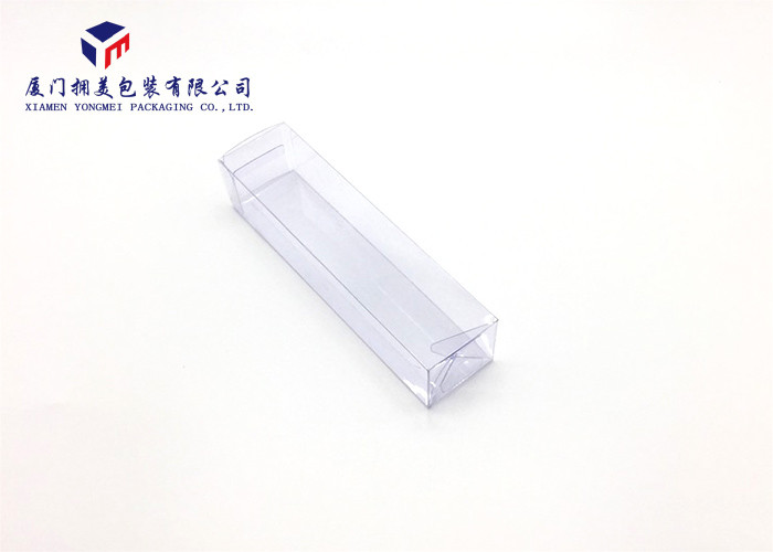 Hard Plastic Clear PVC Packaging Boxes 0.3mm Thickness High Durability 18cm Height