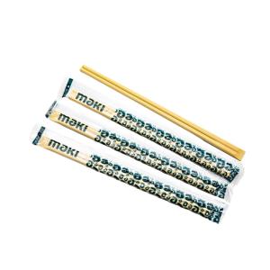 Quality Bulk Eco-Friendly Disposable Bamboo Wooden Chopsticks with Paper Sleeves wholesale