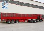 CIMC 3 Axle 60 Ton Cargo Stake Box Van Semi Fence Trailer 13M Length
