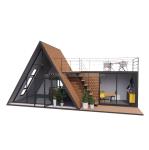 Aluminum Alloy Windows Luxury Modern A-Frame Low-rise Villa Heat-Insulated