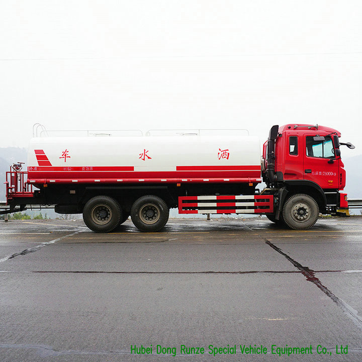 JAC Stainless Steel 18000L Water Bowser Truck With Water Pump Sprinkler For Water Delivery and Spray
