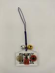 Cute Acrylic Sheet Keychain Ornamental Bell Attached 3mm Thick