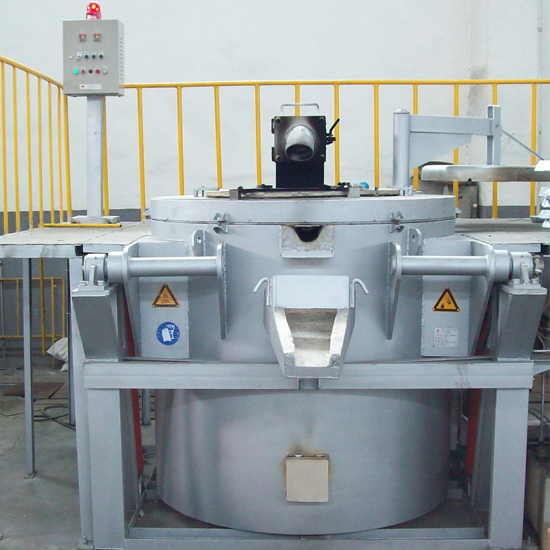 1000 KG Capacity Aluminum Crucible Holding Furnace With 1 Year Warranty