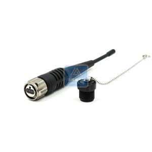 Quality Armored Fiber Optic Patch Cord 4 Core ODC Connector 5.0mm Black TPU wholesale