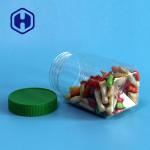 72mm Diameter 520ml Leak Proof Plastic Jar Dry Fruits Chocolate Packaging