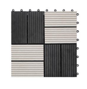 Quality Anti Corrosion 20mm Smooth Diy Wpc Decking Garden Wood Plastic Composite Tiles wholesale