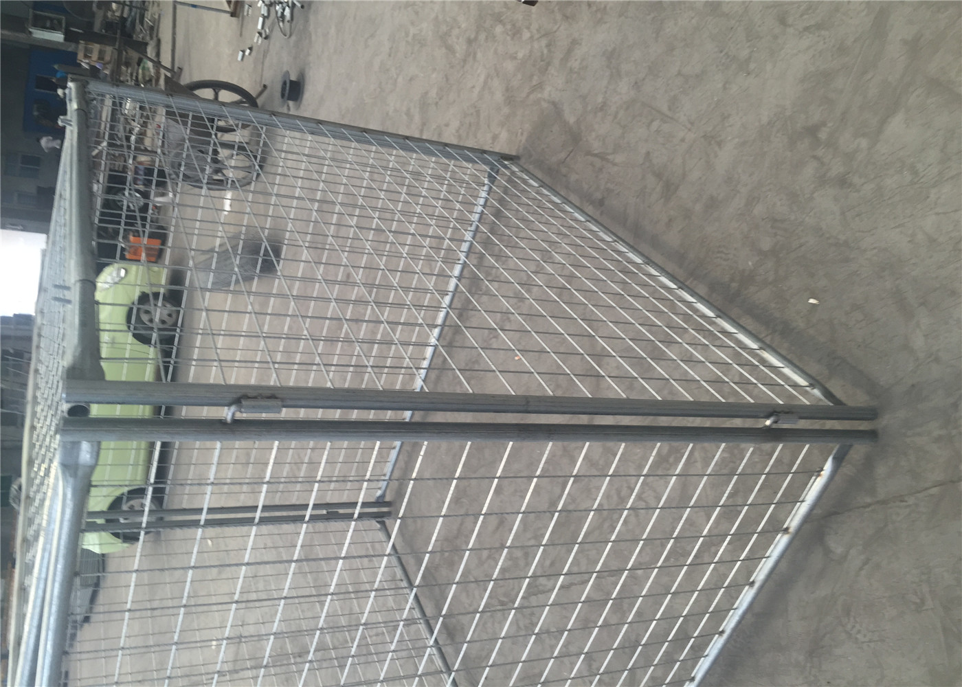 Construction Building Rubbish Cage Brisbane Cage With 2 Gates / Lids