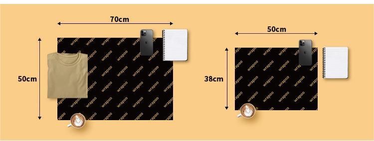 Custom Order Accepted Clothes Package with Logo Print Copy Paper Wrapping Tissue Paper