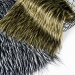 Front Material 100% Acrylic Long Hair Artificial Animal Faux Fur Fabric for