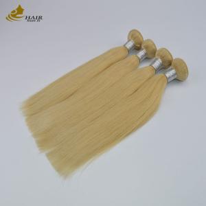 Quality 10A Ombre Hair Extensions 16 Inch 100% Remy 613 blonde wholesale