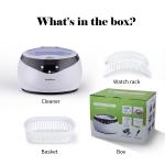 Metal Household Ultrasonic Cleaner Powerful For Brush Cleaning