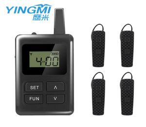 Quality black color Portable Tour Guide System communication system for travel group wholesale