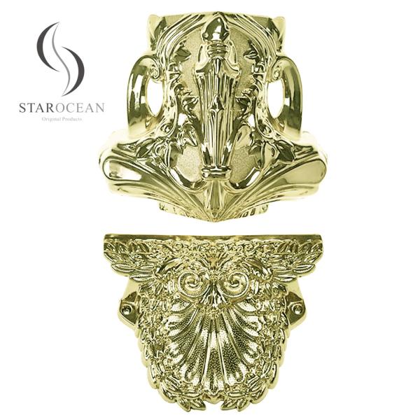 Extra Large Ornate Coffin Corner American Coffin Accessories Funeral Supplies 18