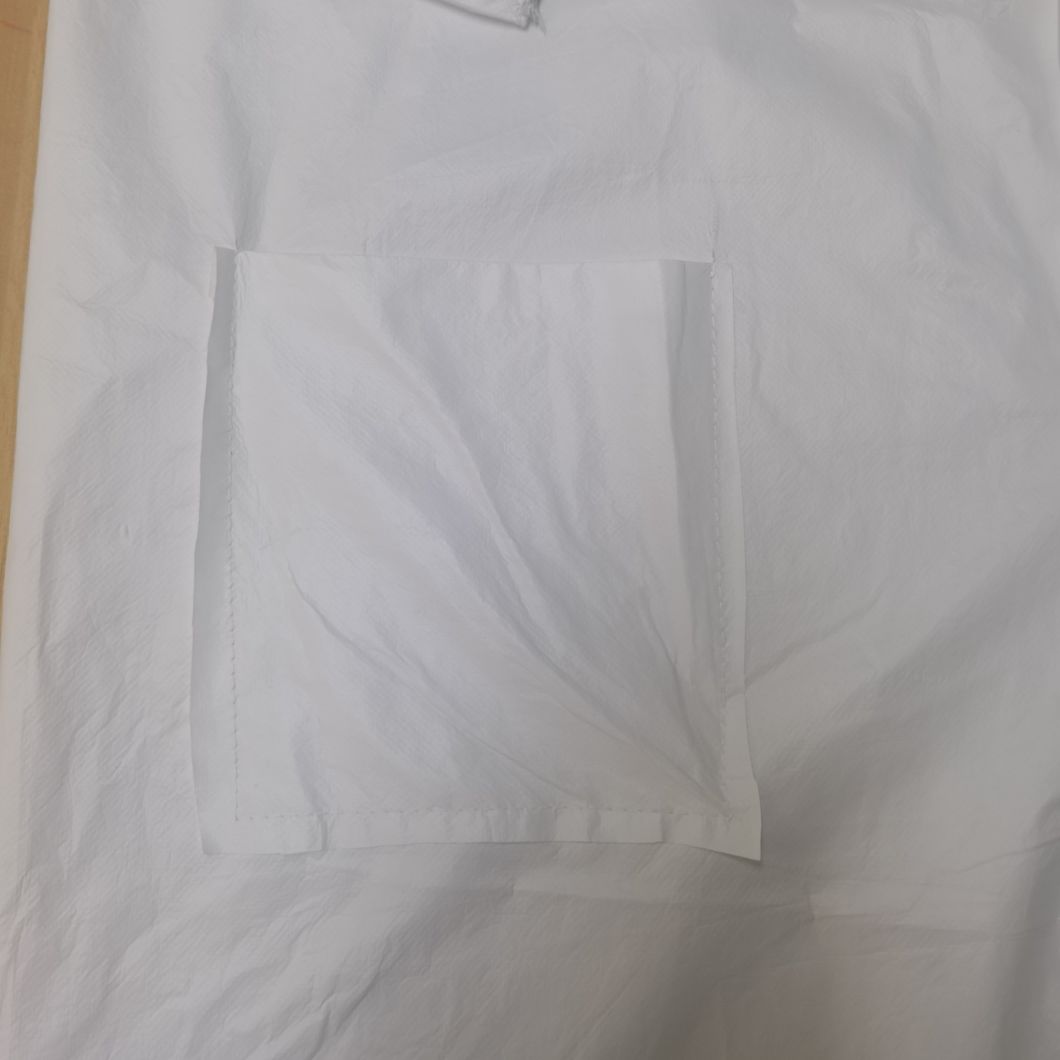 Protective PPE Uniform Nonwoven Workwear Customized Visitor Coat Lab Coat