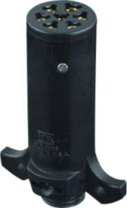 Quality SAE Standard 7 Way USA Trailer Plug Black Trailer Electrical Plug wholesale