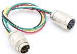 Ip67 5 Pin 4 Pin Waterproof Circular Connector Male Female Cables 12V 6A 6m M8