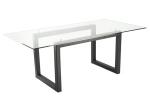 Transparent Rectangle Table Top Glass For Office Easy Cleaning