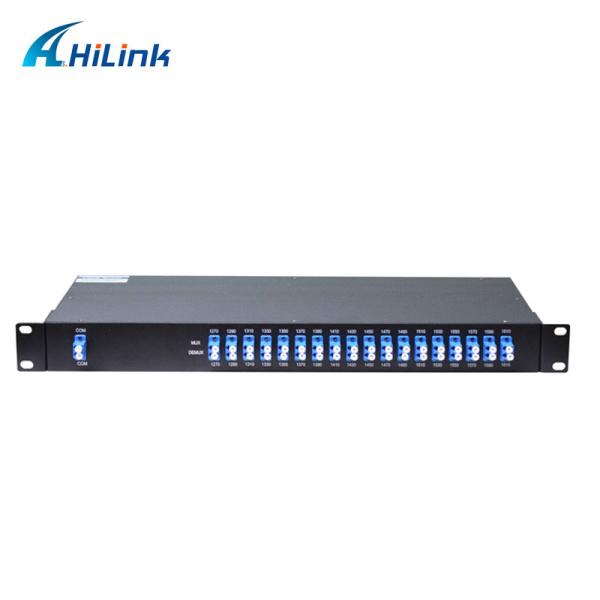 1X18 CWDM Mux Demux Module 1260nm-1620nm Wavelength High Isolation Compact