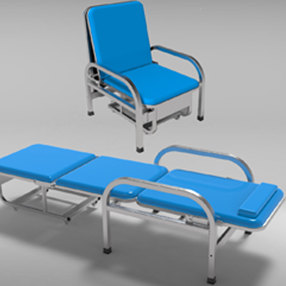 Multi Functional Adjustable Hospital Chair Sponge Top Convenient To Use